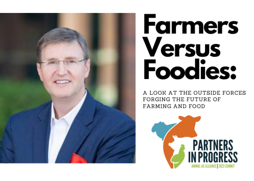 Discussing what he calls the “farmer versus foodie conundrum,” Ray Starling, author and attorney, is set to headline the Animal Agriculture Alliance’s 2023 Stakeholders Summit in Arlington, Va. 