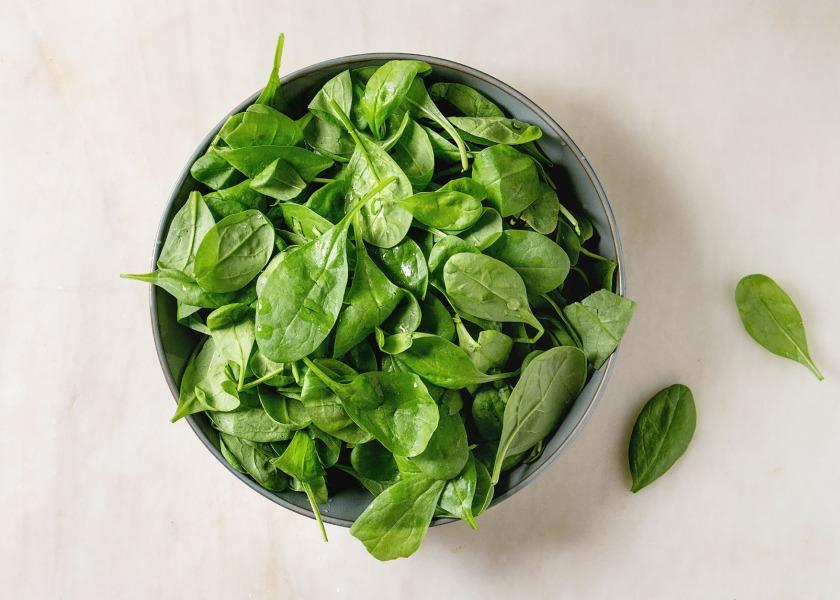 Organic spinach is an essential ingredient in a successful modern produce department.  