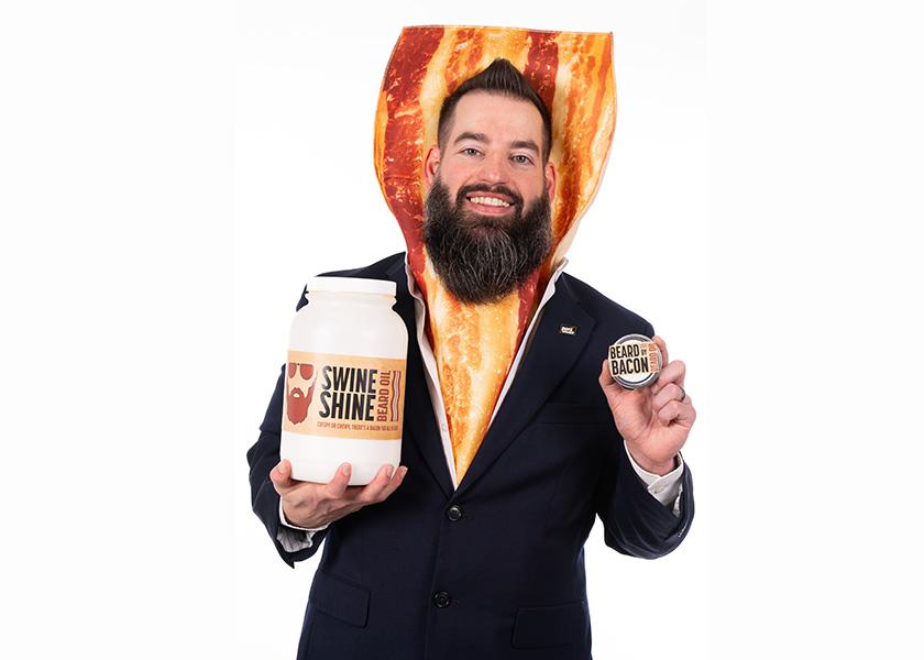 Scott Smith, the winner of the 2022 Farm Journal’s PORK Best Beards in the Pork Industry Contest.
