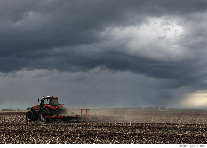 Farmer Races to Finish Field Work Before Rains Arrive