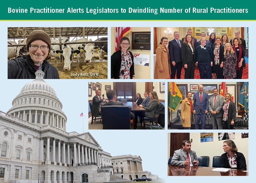 “There are so many legislators in policy-making that are unaware of the issues in rural veterinary medicine and rural agriculture today,” says Dr. Jody Kull, owner of Valley Mobile Veterinary Service, Danville, Pa. 