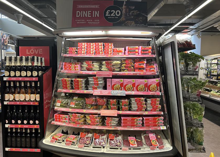 M&S Foodhall in central London is offering a vegetable-centric Valentine's Day meal deal.