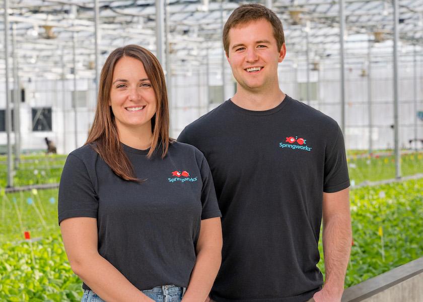 Sierra and Trevor Kenkel of Springworks Farm in Lisbon, Maine, are expanding the business.