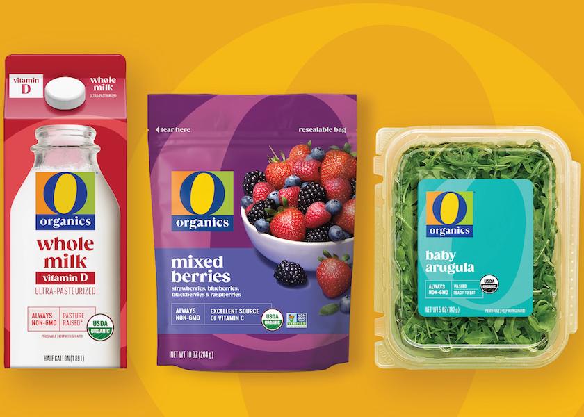 Albertsons Cos. has redesigned its O Organics line of packaging.