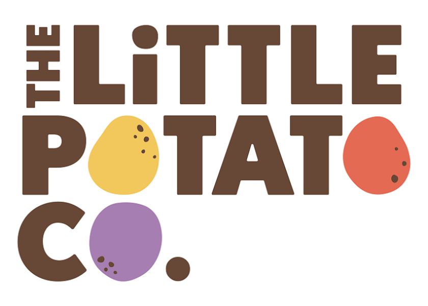 The Little Potato Co. brand refresh includes a colorful logo.