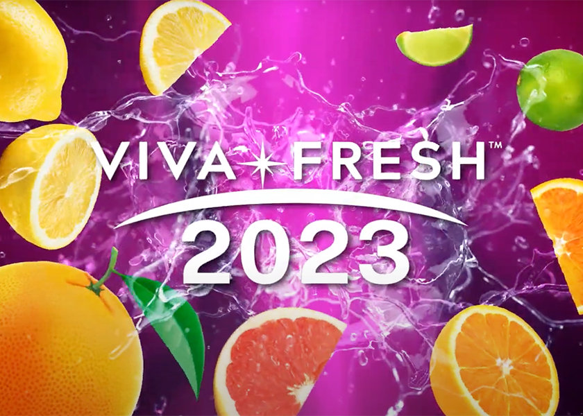 This still image is from a promotional video from the Viva Fresh Expo website touting the event's highlights.