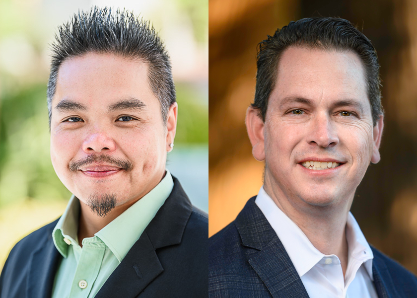 Vice President of Data and Software Services Thuan Ngo (left) and Director of Client Strategy Patrick Day will be among those representing ZAG Technical Services at the Food Northwest Process & Packaging Expo in Portland, Ore., April 4-6.