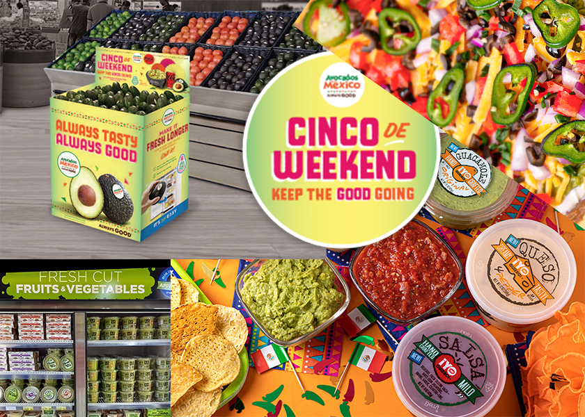 Cinco de Mayo is a peak promotion time for avocados. 