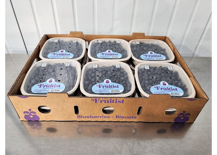 The new Earthcycle branded EC 652 is an 18-ounce top-seal blueberry punnet designed to easily slip into automated packing lines with existing top-seal tooling, the company says.
