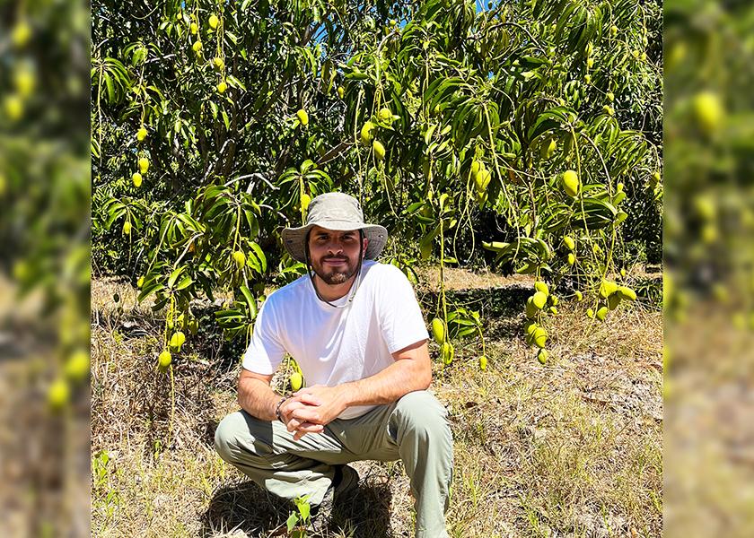 Marco Villavisencio, mango sourcing manager, checks mangoes in Mexico for Oxnard, Calif.-based Mission Produce Inc. “High-quality tommy atkins and honey mangoes from Mexico have been arriving in our North American forward distribution centers, as well as limited volumes of hadens,” says Mission’s Hector Soltero, vice president of sales operations.