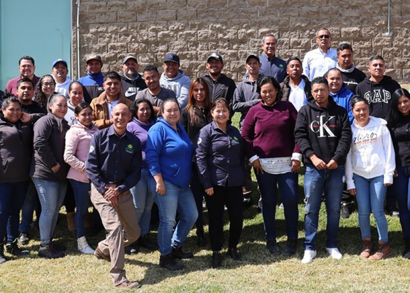 Thirty agricultural workers from NatureSweet’s facility in Zapotlán, Mexico, have been selected to be a part of a pilot program that will allow them to earn degrees in agriculture.