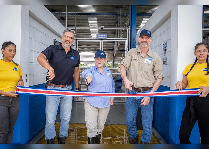 An inauguration event celebrated Fyffes’ new packhouse at its Victoria banana farm in Sarapiqui de Heredia, Costa Rica.