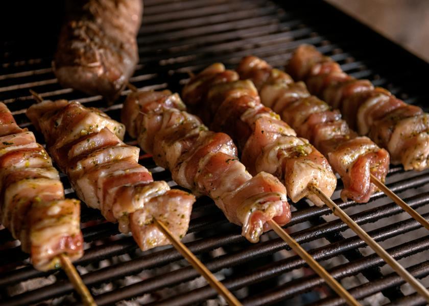 Mu Ping Grilled Pork Skewers. Find the recipe at https://www.yummly.com/recipe/Mu-Ping-Grilled-Pork-Skewers-9312156.