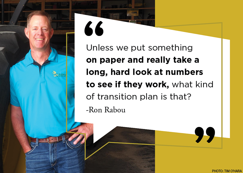Ron Rabou spent the first 26 years of his life expecting to return to his family ranch. When his dad passed and it came time to transition the farm, negotiations weren’t as easy as Rabou imagined. Here's what he learned