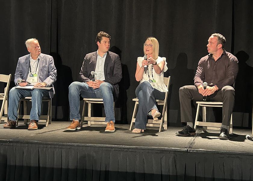 A panel that included a retailer, distributor, marketer and grower shared insights on where the indoor ag market is headed and ways to support its growth May 20 at the West Coast Produce Expo at the JW Marriott Desert Springs Resort & Spa in Palm Desert, Calif. 