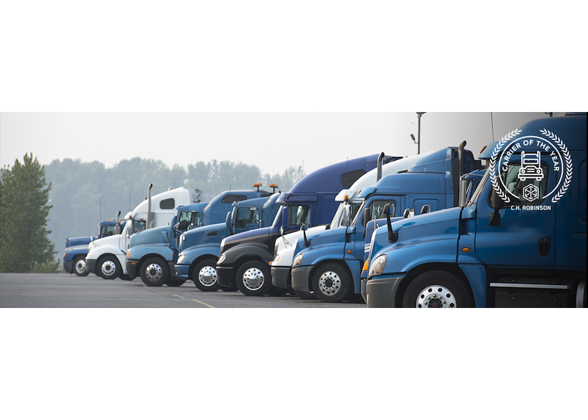 C.H. Robinson has selected its carriers of the year.