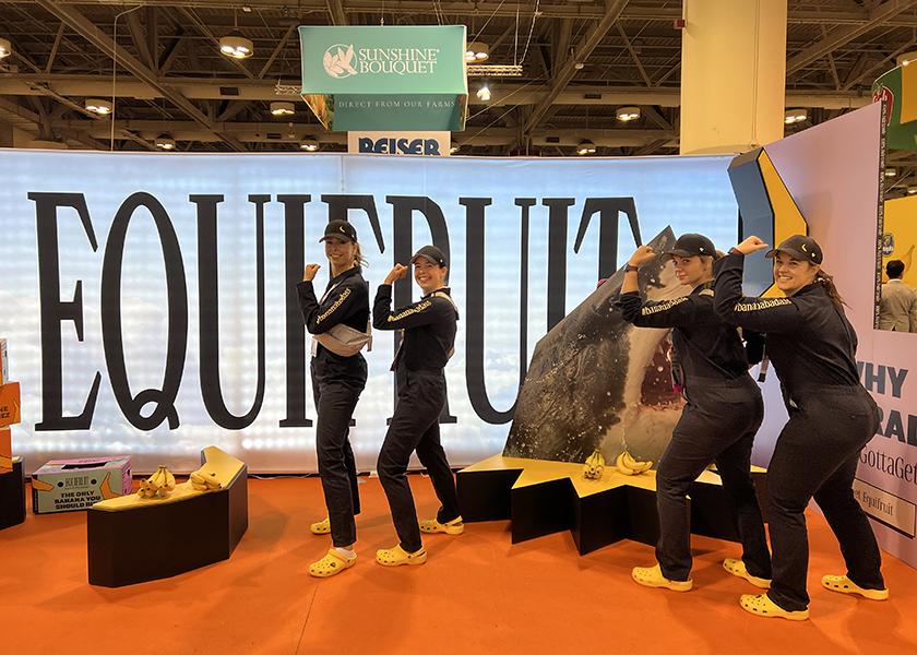 The team at Equifruit did what they do best: stop people in their tracks with an eye-popping shark graphic, dance party music and humor — all designed to engage would-be passersby in critical conversation around the importance of fair trade bananas.