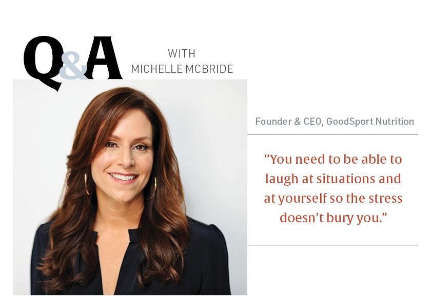 Michelle McBride is the founder and CEO of GoodSport Nutrition.