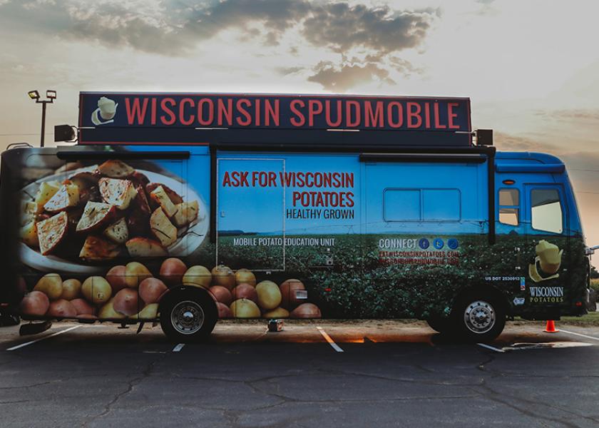 The Wisconsin Spudmobile and Spudly, the Wisconsin Potato and Vegetable Growers mascot, will be on hand at the sixth annual Alsum Tater Trot 5K and 2-mile walk to benefit Wisconsin FFA chapters.