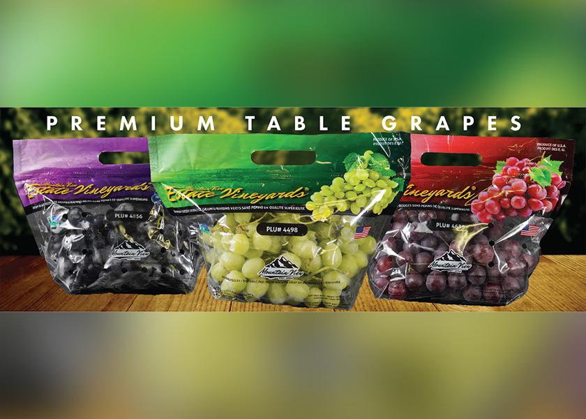 Mountain View Fruit Sales will have its first candy variety with Candy Snaps, along with the USDA black seedless grape variety, Solbrio, in production and the concord-flavored Kyoho black seeded grape.