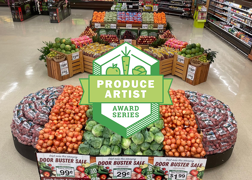 Stephen Daly of Military Produce Group was the winter 2023 contest winner for the Best Produce Specialist category in PMG's Produce Artist Award Series. The next contest deadline is June 16.