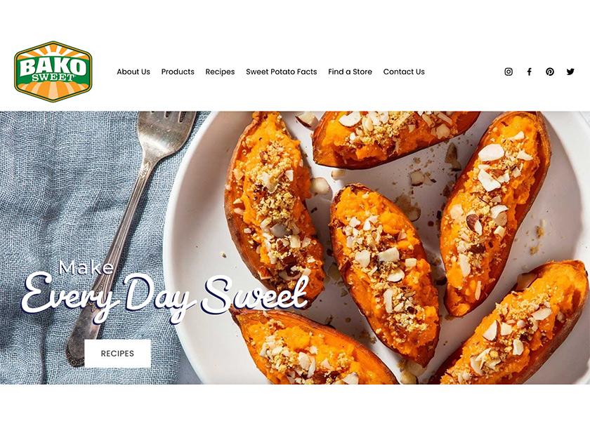 Bako Sweet says its new website, which has been optimized for mobile users and is easy to navigate from any device, features a “visually captivating representation" of the brand.