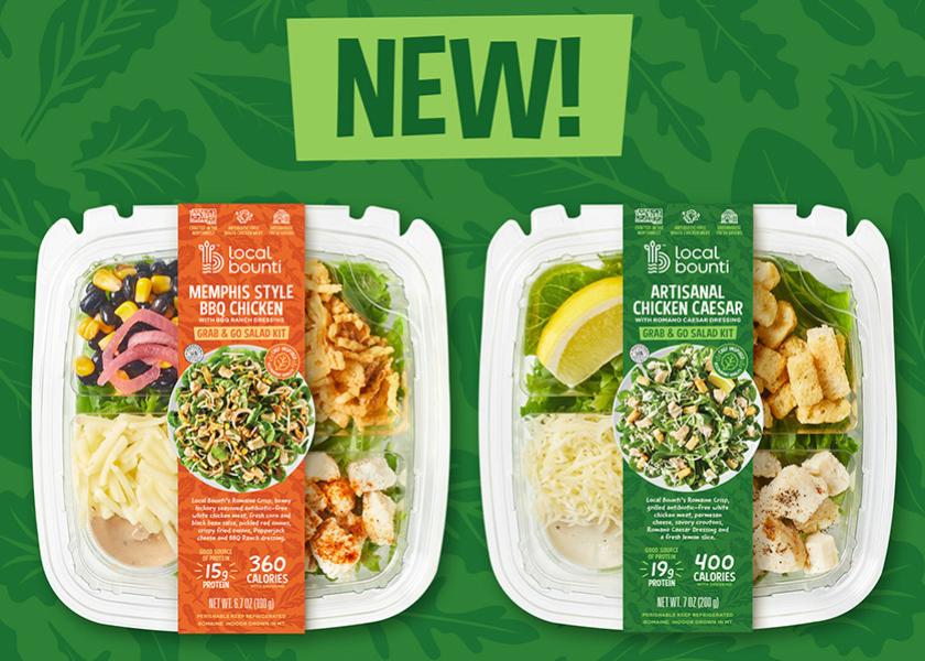 Expanding its grab-and-go salad kit offerings, Montana-based CEA grower, Local Bounti, has added antibiotic-free chicken to two of its kits available this summer at Pacific Northwest retailers.  