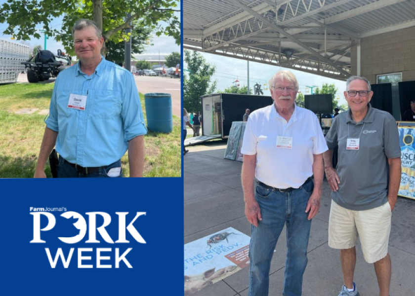 As pork producers filled the Iowa State Fairgrounds on the first day of the 2023 World Pork Expo, Farm Journal’s PORK took to the streets to hear from those in the industry attending the event.