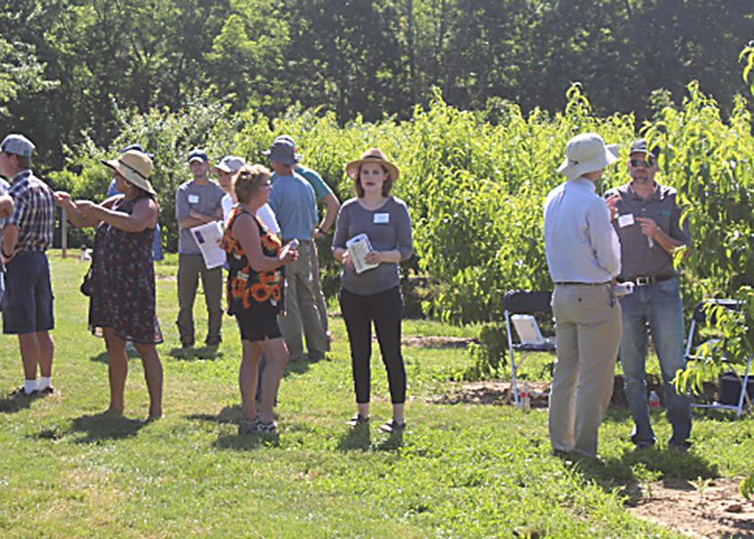 Members of the Ohio Produce Growers & Marketers Association attend a previous summer tour event at a local farm. This year’s summer tour was held June 20 at the new Controlled Environment Agriculture Research Complex at Ohio State University in Columbus.