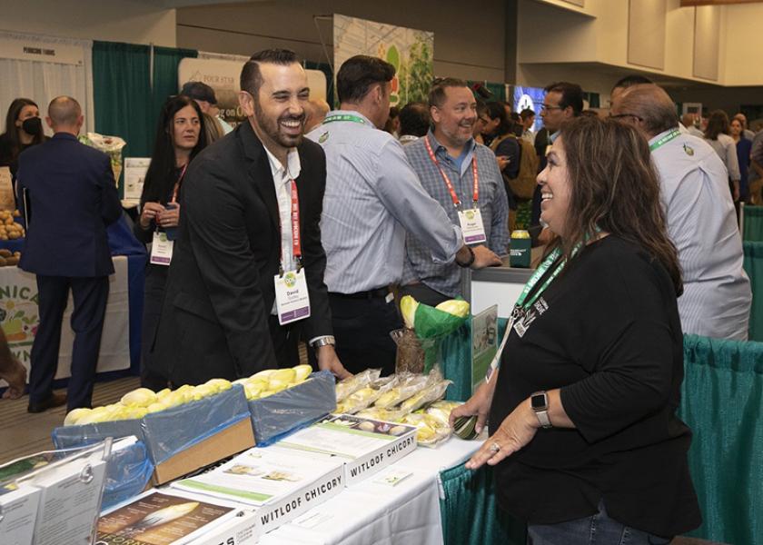 Scenes from last year's Organic Produce Summit in Monterey, Calif.