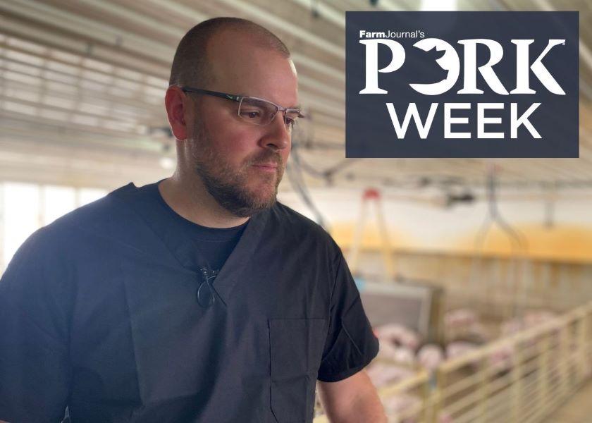 “I think long-term, the demand is going to be strong for economical protein. And that’s what we are. Beef prices are extremely high. Long-term, we can beat that. The economy is not as good as it used to be, and people are looking for an economical piece of meat,” says Iowa pork producer Matt Gent.
