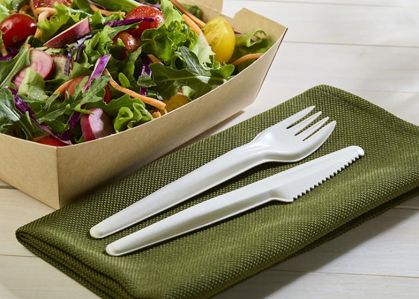Recyclable and compostable, the disposable cutlery line offers foodservice operators a viable and sustainable alternative to plastic cutlery, says the Sayreville, N.J.-based food packaging solutions provider.