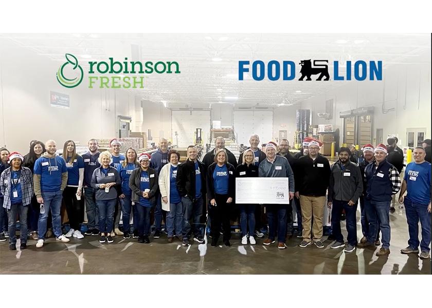 Robinson Fresh has been awarded The Grand Lion for Good Vendor Award from retailer Food Lion for its support of hunger relief projects and commitment to driving efficiencies across the fresh produce supply chain.  