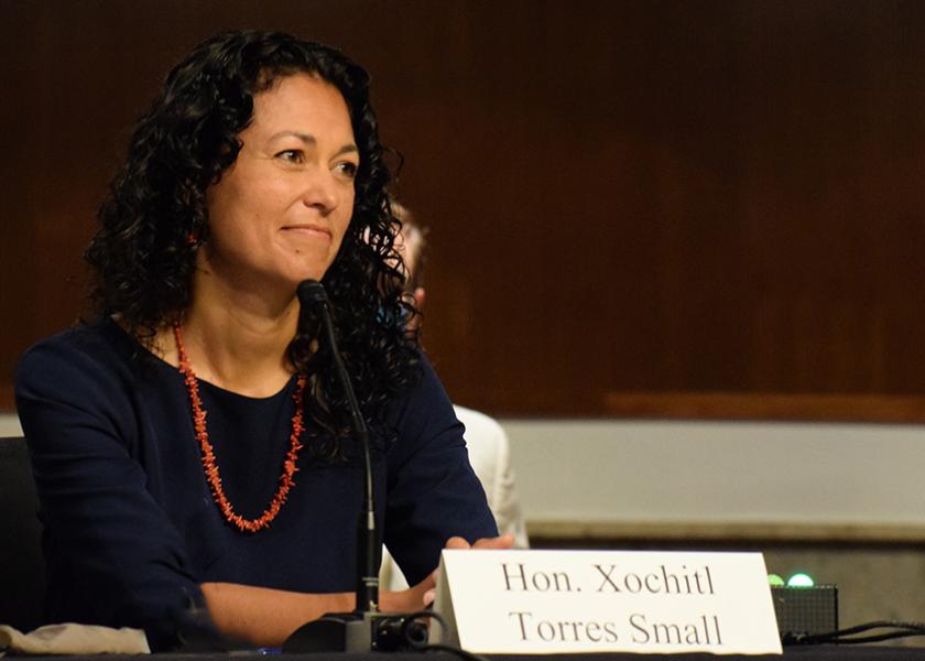 Xochitl Torres Small was confirmed as Deputy Secretary of the U.S. Department of Agriculture.
