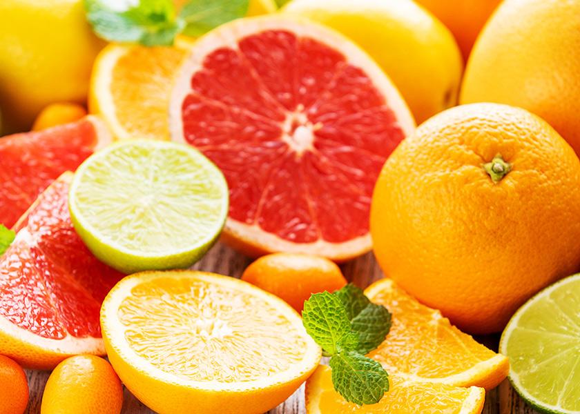 USDA data for the marketing year of September through August show total citrus exports of grapefruit, lemons and limes and oranges and tangerines totaled $751 million.