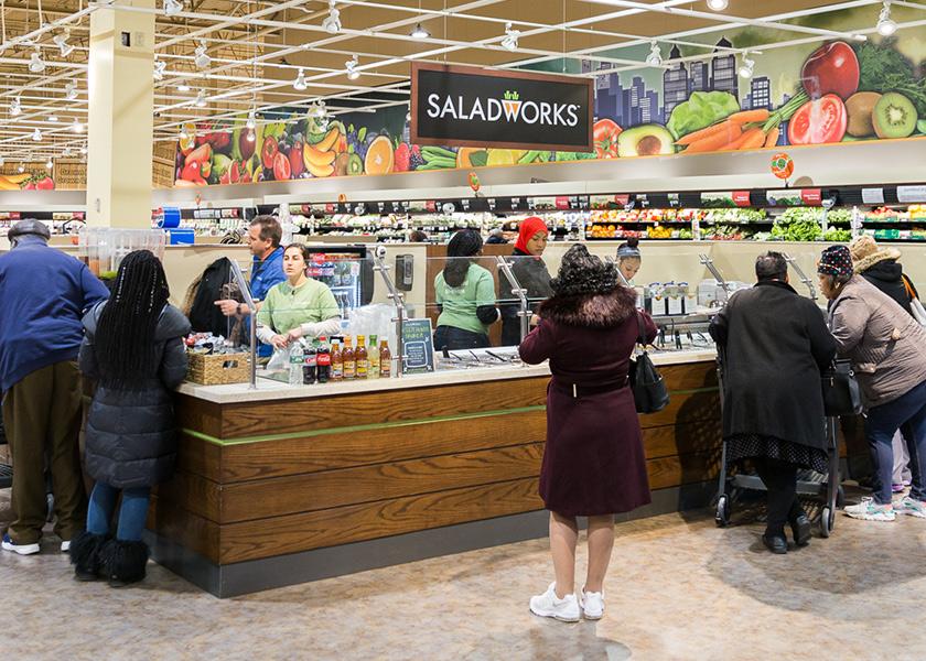 Fresh is always on the menu at the Saladworks in Philadelphia’s ShopRite-Parkside.