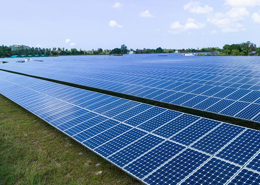 Solar energy production in rural regions is increasing.