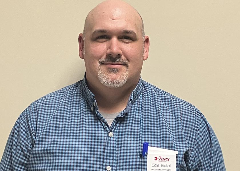 Tops promotes Cole Bickal to produce and floral specialist for its east region.