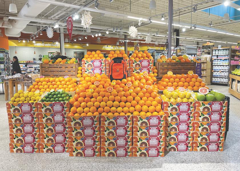 The citrus category winner for PMG's winter 2023 contest of the Produce Artist Award Series was Brian Dey, senior merchandiser at Four Seasons Produce, Ephrata, Pa.