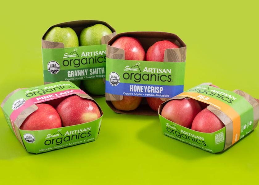 Apples, Honeycrisp, Organic - exist green