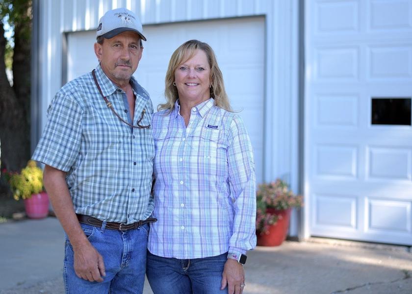 “We want people to know the government thinks it can intrude on home and property, without accountability, anytime it wants,” says Scott Johnson, pictured alongside his wife, Harlene.