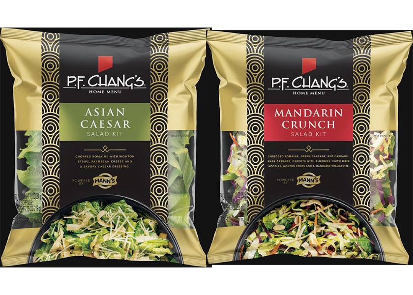 Mann Packing Co. is collaborating with P.F. Chang’s for two new Asian-inspired salad kits at Giant Eagle and at select retailers nationwide.