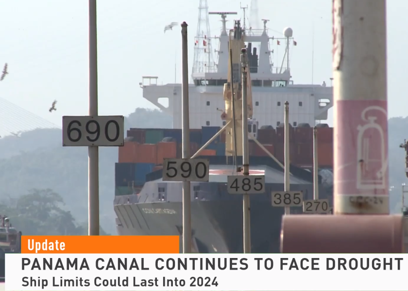 Panama Canal drought restrictions expected to continue into 2024.