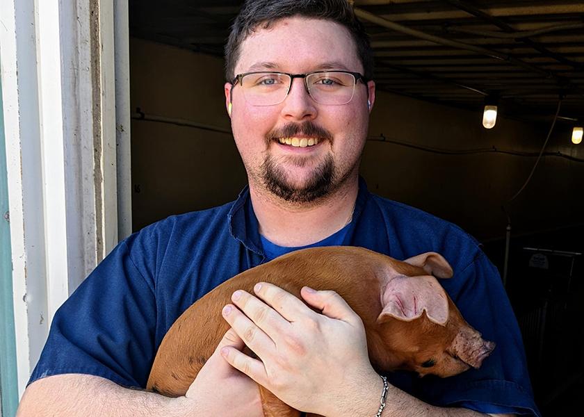 Growing up in the Texas show pig industry, Rafe Royall says there were numerous experiences that made him certain from an early age that he wanted his life to revolve around the swine industry.