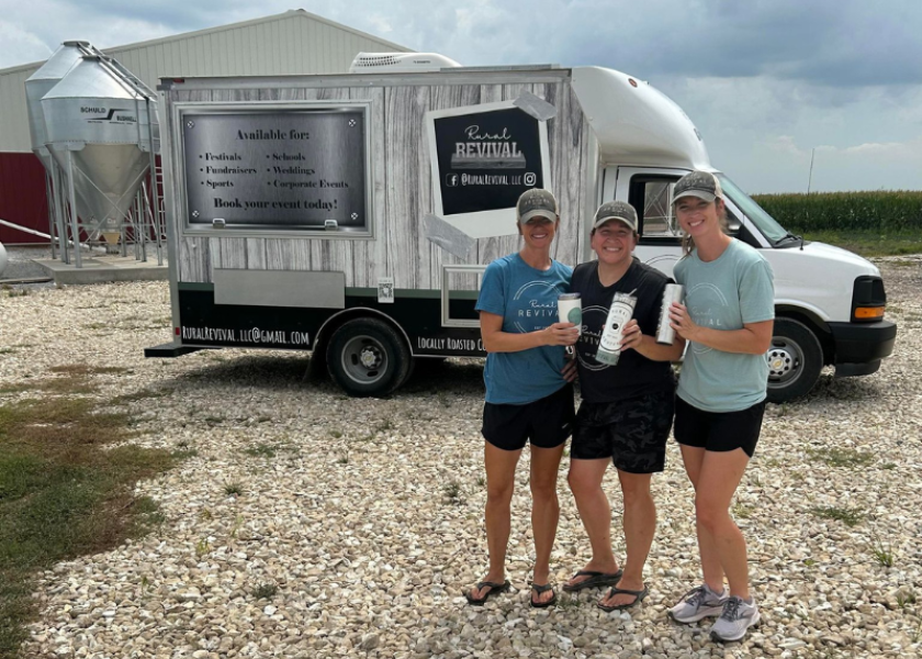 Naomi Gretter, Kari Berg and Sky Hahn share a lot in common: teaching, motherhood and pig farming. Here's why they quit their jobs and opened up a coffee truck in a quest to stop the "crazy life" and "grow slow."