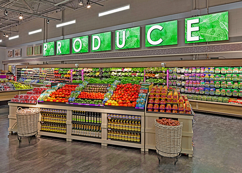 “As in most stores, produce is the first department the customer walks into, so a colorful and fresh produce department is one of the things that we pride ourselves on,” said Ron Ferri, president of Tops Friendly Markets.