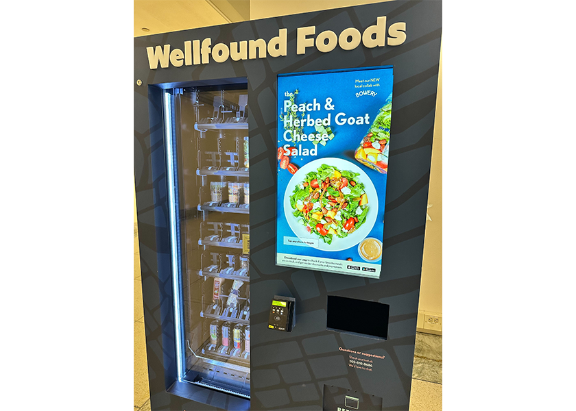 Bowery partnered with Wellfound Foods to offer a new salad kit in smart vending machines in several states.