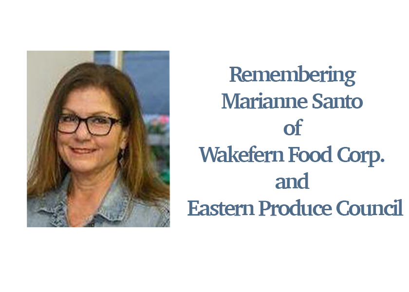 Northeast produce leader Marianne Santo died Sept. 24.