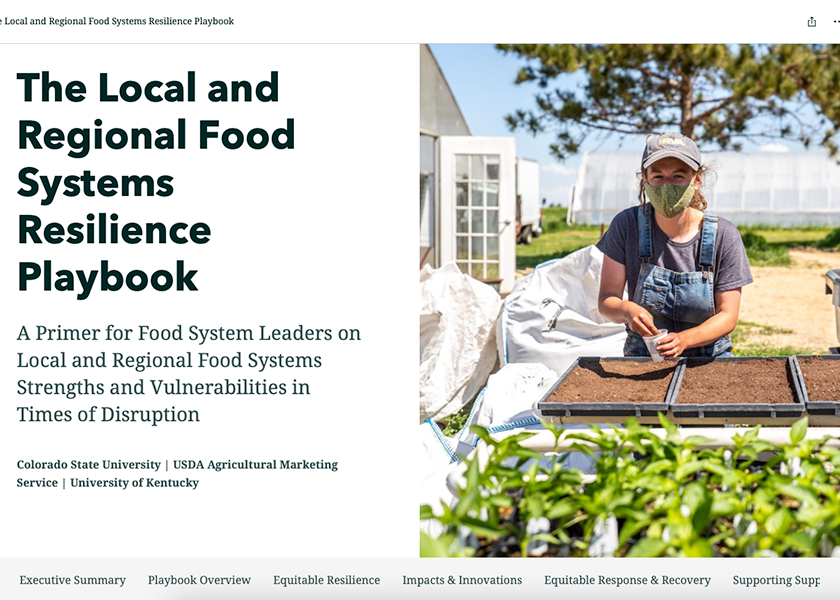 The USDA has shared new resources to help local and regional food systems leaders prepare and respond to disruptions to their food systems.