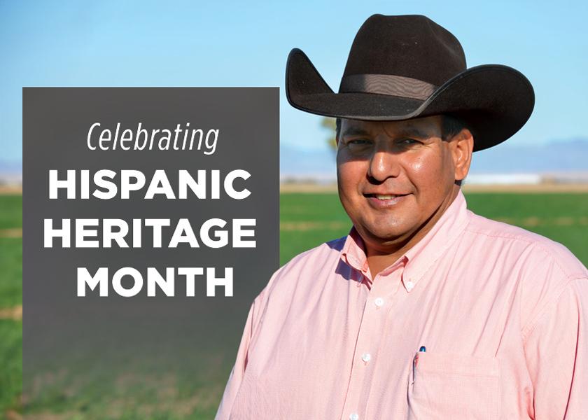 Jesse Larios, a cattle farmer from Holtville, Calif., also serves as a Farmer Ambassador with Farm Journal Foundation.
